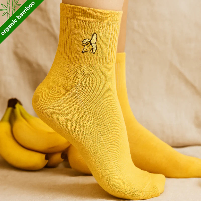 NaNa | Organic Bamboo Socks | Unisex Quarter | Compression