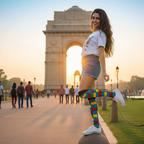 Disco Knee High Socks