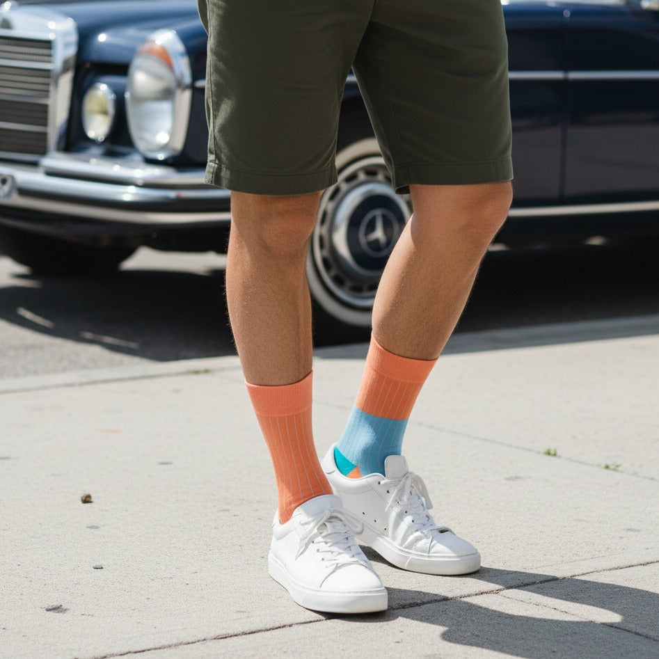 Corporate Citrus | Organic Bamboo Socks | Men's Mid-Calf