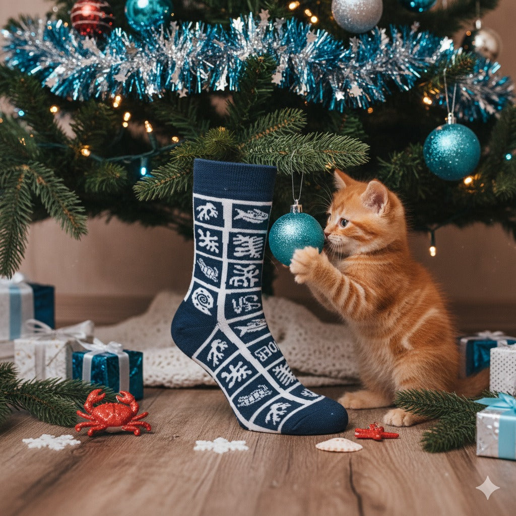 Seafizz | Organic Bamboo Socks | Unisex Mid-Calf